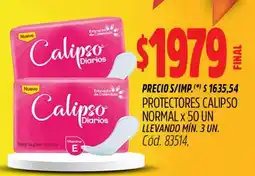 Supermercados Yaguar Calipso protectores diarios oferta