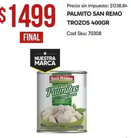 Supermercados Yaguar San remo palmitos en cruzas oferta