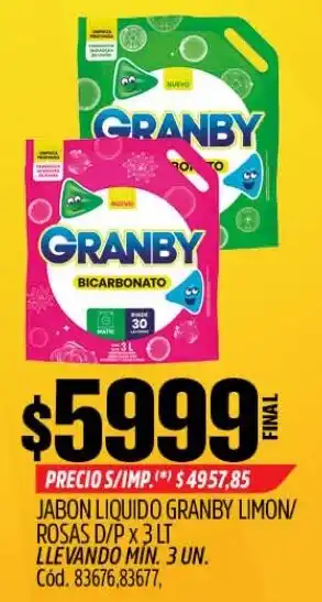 Granby jabon liquido
