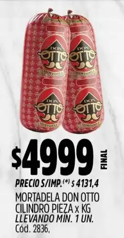 Supermercados Yaguar Don otto mortadela oferta