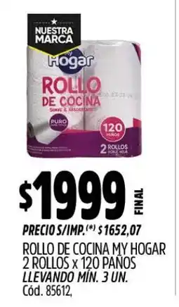 Supermercados Yaguar Hogar rollo de cocina oferta