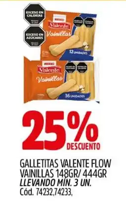 Supermercados Yaguar Valente galletitas vainillas oferta
