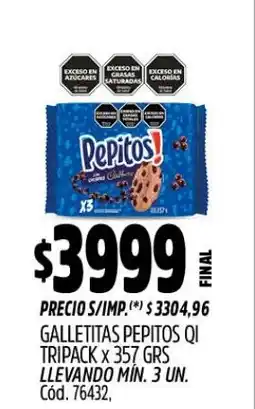 Supermercados Yaguar Pepitos! galletitas pepitos qi oferta