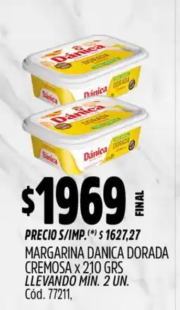 Supermercados Yaguar Dánica margarina dorada cremosa oferta