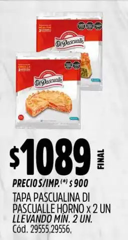 Supermercados Yaguar Dipasqualle tapa pascualina di pascualle horno oferta