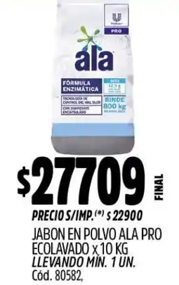 Supermercados Yaguar Ala jabon en polvo ala pro oferta