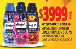 Supermercados Yaguar Comfort suavizante concentrado oferta