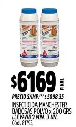 Supermercados Yaguar Insecticida manchester babosas polvo oferta