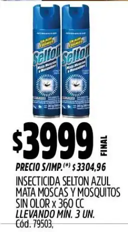 Supermercados Yaguar Selton insecticida oferta