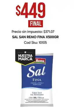 Supermercados Yaguar Remo sal fina oferta