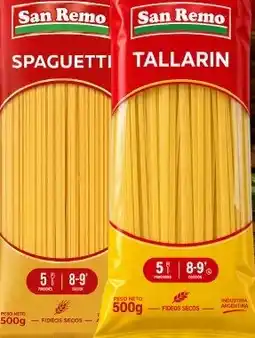 Supermercados Yaguar San remo spaghetti tallarin oferta