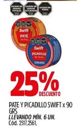 Supermercados Yaguar Swift pate y picadillo oferta