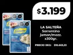 Supermayorista Vital La salteña sorrentino jamon/mozz. oferta