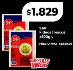 Supermayorista Vital S&P fideos frescos oferta