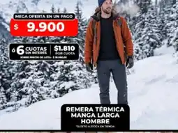 Supermayorista Vital Remera térmica manga larga hombre oferta