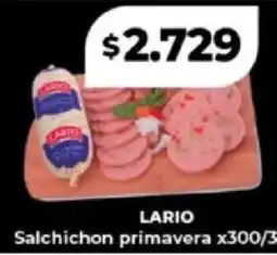 Supermayorista Vital Lario salchichon primavera oferta
