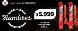 Supermayorista Vital Cagnoli fuet serrano oferta