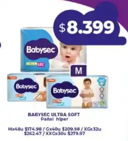 Supermayorista Vital Babysec pañal hiper oferta