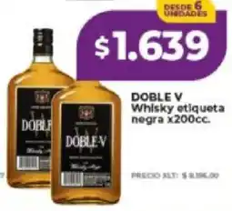 Supermayorista Vital Doble v whisky etiqueta negra oferta