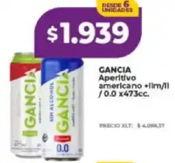Supermayorista Vital Gancia aperitivo americano oferta