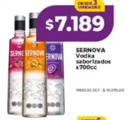 Supermayorista Vital Sernova vodka saborizados oferta