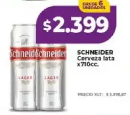 Supermayorista Vital Schneider cerveza lata oferta