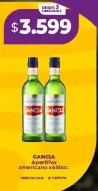Gancia aperitivo americano