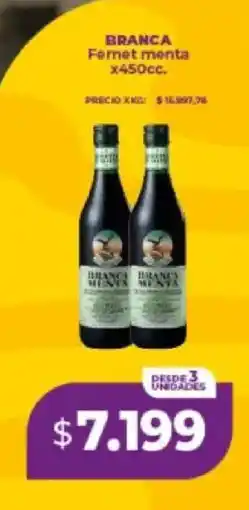 Supermayorista Vital Branca fernet menta oferta