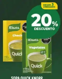 Supermayorista Vital Knorr sopa quick oferta