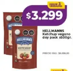 Supermayorista Vital Hellmanns ketchup vegano oferta