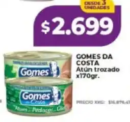 Supermayorista Vital Gomes da costa atún trozado oferta