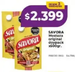 Supermayorista Vital Savora mostaza original doypack oferta