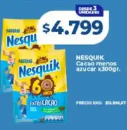 Supermayorista Vital Nesquik cacao menos azucar oferta