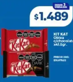 Supermayorista Vital Kit kat oblea c/chocolate oferta