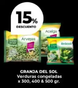 Supermayorista Vital Granja del sol verduras congeladas oferta