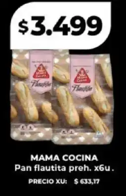 Supermayorista Vital Mama cocina pan flautita preh oferta