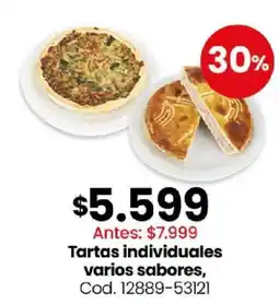 Coto Tartas individuales varios sabores oferta