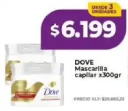 Supermayorista Vital Dove mascarilla capilar oferta