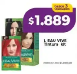 Supermayorista Vital L eau vive tintura kit oferta