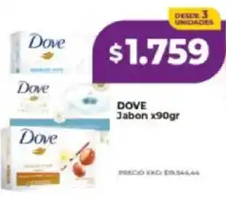Supermayorista Vital Dove jabon oferta