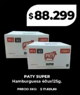 Supermayorista Vital Paty super hamburguesa oferta