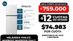 Supermayorista Vital Philco heladera noerpost inverter oferta