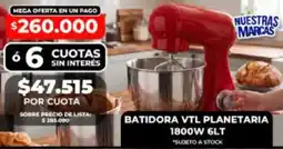 Supermayorista Vital Vtl batidora planetaria oferta
