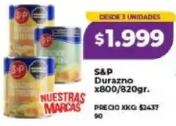 Supermayorista Vital S&P durazno oferta