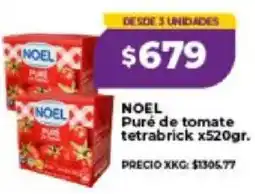 Supermayorista Vital Noel puré de tomate oferta