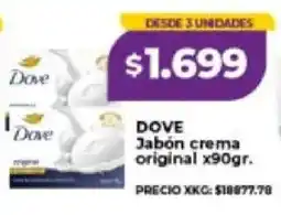 Supermayorista Vital Dove jabón crema original oferta