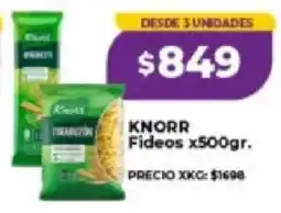 Supermayorista Vital Knorr fideos oferta