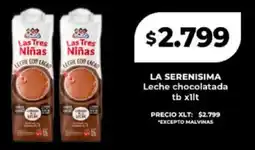 Supermayorista Vital Las tres niñas leche con cacao oferta