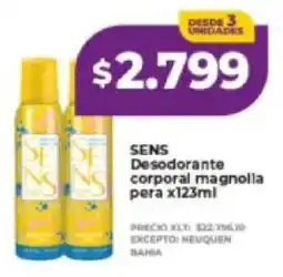 Supermayorista Vital Sens desodorante corporal magnolia pera oferta