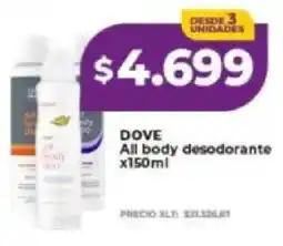Supermayorista Vital Dove all body desodorante oferta